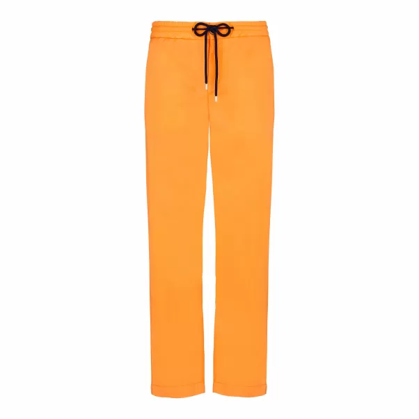 Pantalon Homme En Tencel En Ligne Vilebrequin Pantalons Homme Carotte / Orange