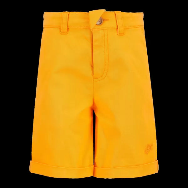 Vilebrequin Abordable Garçon Carotte / Orange Bermuda Garçon Uni Shorts