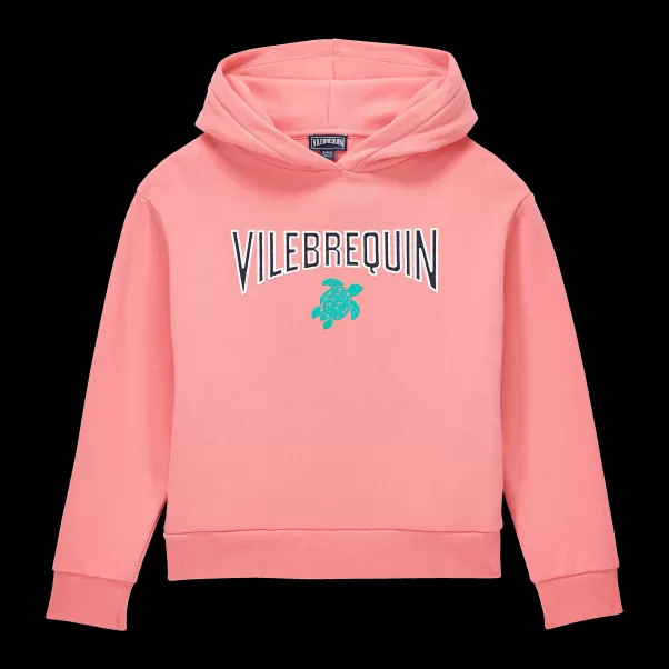 Vilebrequin Bonbon / Rose Sweatshirt À Capuche Fille En Gommy Polyvalent Fille Sweatshirts