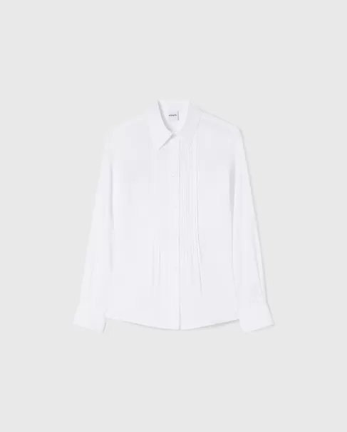 Bon Blanc Femme Chemises Et Hauts Aspesi Chemise Élégante En Coton