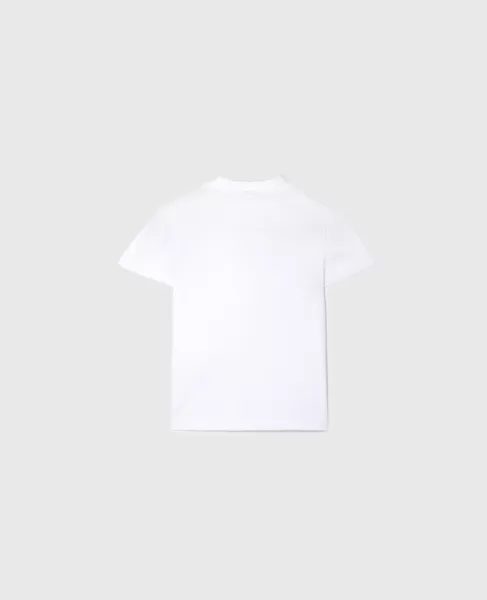 Bianco/Nero T-Shirt Aspesi Prix Discount Enfants T-Shirts Et Chemises