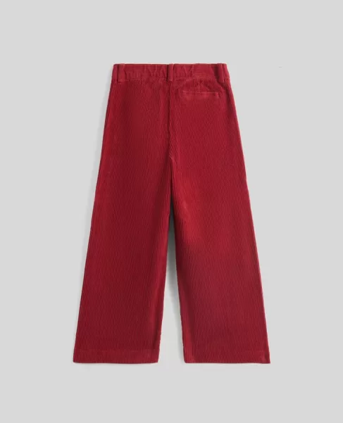 Enfants Ribes Rosso Aspesi Pantalons Et Shorts Économique Pantalon En Velours Côtelé